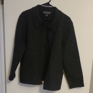 Charcoal Wool Blazer